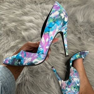 It’s Fashion! Blue Multicolor Heels
